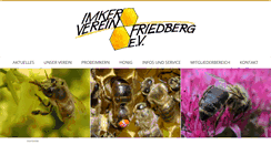 Desktop Screenshot of imker-friedberg.de